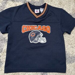 Vintage NFL Chicago Kids Navy and Orange Jersey